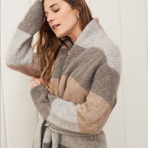 NWT Jenni Kayne Belted Sweater Coat XS